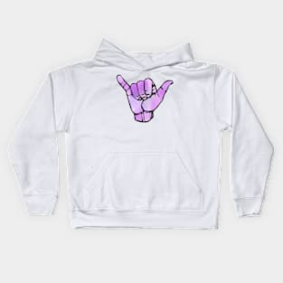 Magenta Tie Dye Shaka Kids Hoodie